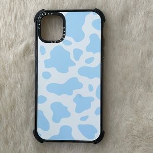 Casetify blue cow case IPhone 11